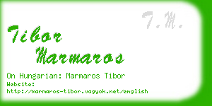 tibor marmaros business card